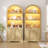 70''H x 31.4''W  Arched Dining Hutch-228148654