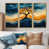 Gold Floater Framed Canvas