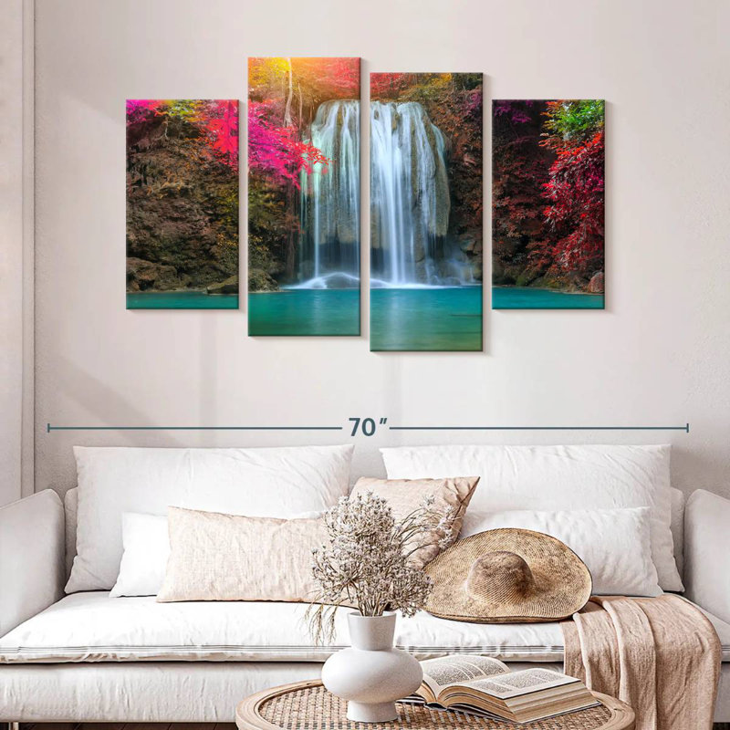 Chute d'eau Nicci Amazing Erawan, H 32 po x l 52 po
