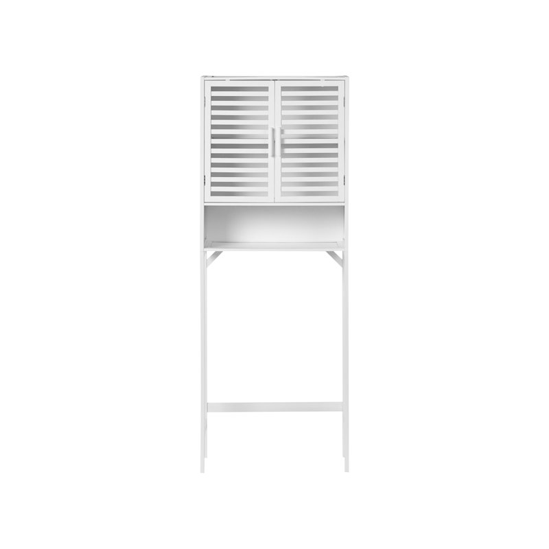 Bamboo Bathroom Cabinet, White