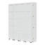 Grand lit escamotable mural avec portes de rangement-672670177