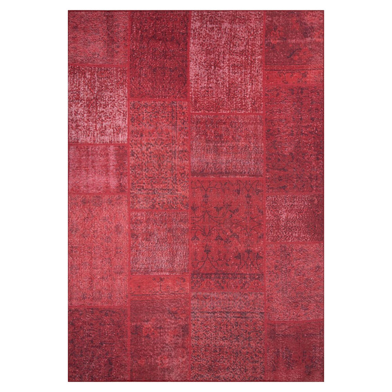 Tapis 100% polyester de qualité supérieure, 6,9 x 10,2 pi | 1850 g / m², hauteur de poils de 0,2 po | Polyester recyclé dessous | Lavable à la machine à 30 ° C | Conception douce, durable et écologique pour les espaces de vie modernes