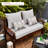 Outdoor 4'' Bench Seat / Back Cushion-503256121