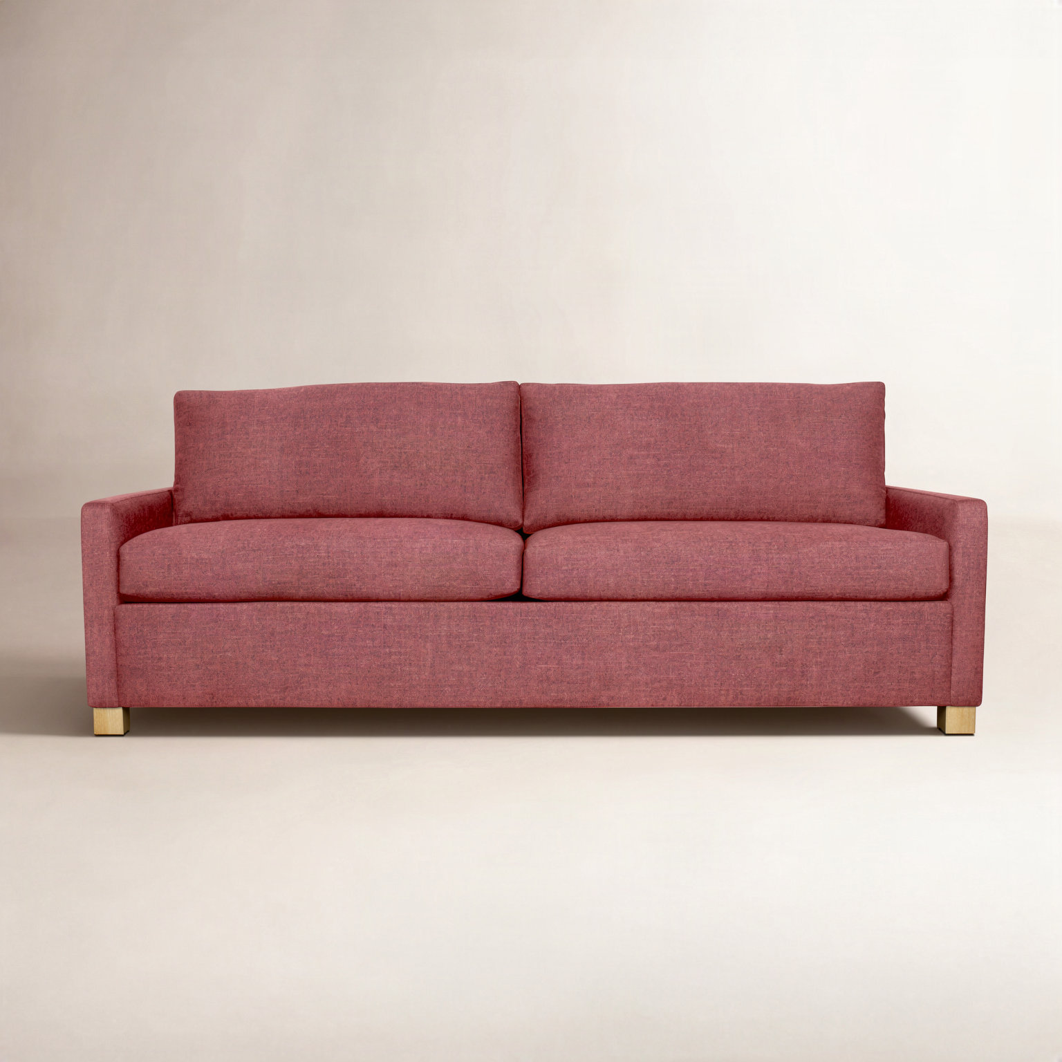 Louisa 87" Sofa Bed, Dorset Cherry Performance Chenille