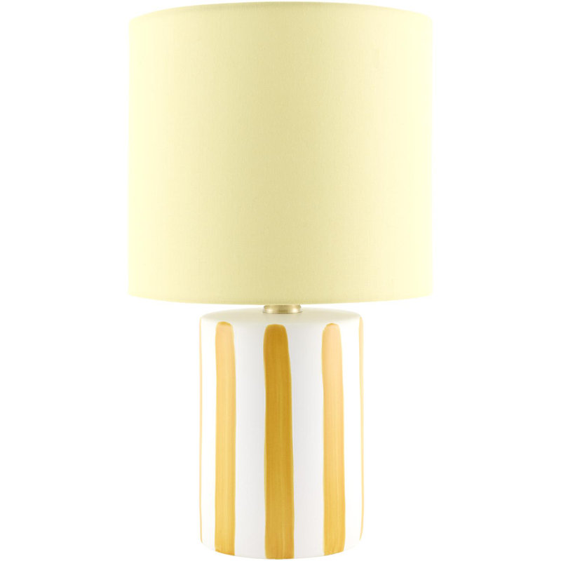 Heurich Table Lamp, Yellow/White
