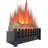 20 inch Electric Fireplace  3D Log set insert, Free Standing Fireplace Heater for Indoor
