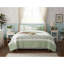 Courtepointe double / grand 6 avec coussins décoratifs - sauge, coton, literie de style double / grand, bride, option chambre à coucher de charme