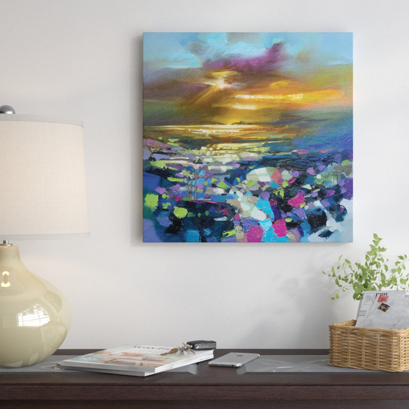 « tectonic light », impression sur toile, H 12 po x l 12 po x P 1,5 po, Pas de tapis, Toile tendue