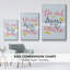 «We Wish You», impression sur toile encadrée bleu clair-1128717164-1128717163