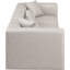 Canapé modulaire en similicuir 3 pièces Houswerth-94884225