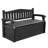 80 Gallon Outdoor Waterproof Resin Storage Bench with Lockable Design for Patio Furniture, Pool Accessories-126170156