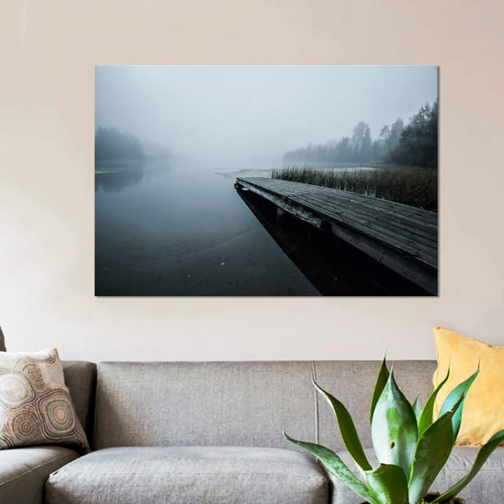 «Fog», impression sur toile, H 18 po x l 26 po x P 1,5 po, Toile tendue