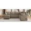 109.9" U-Shaped Convertible Sectional Sofa Bed With Storage, Cup Holders & Charging Ports