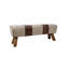Pommel Leather Bench