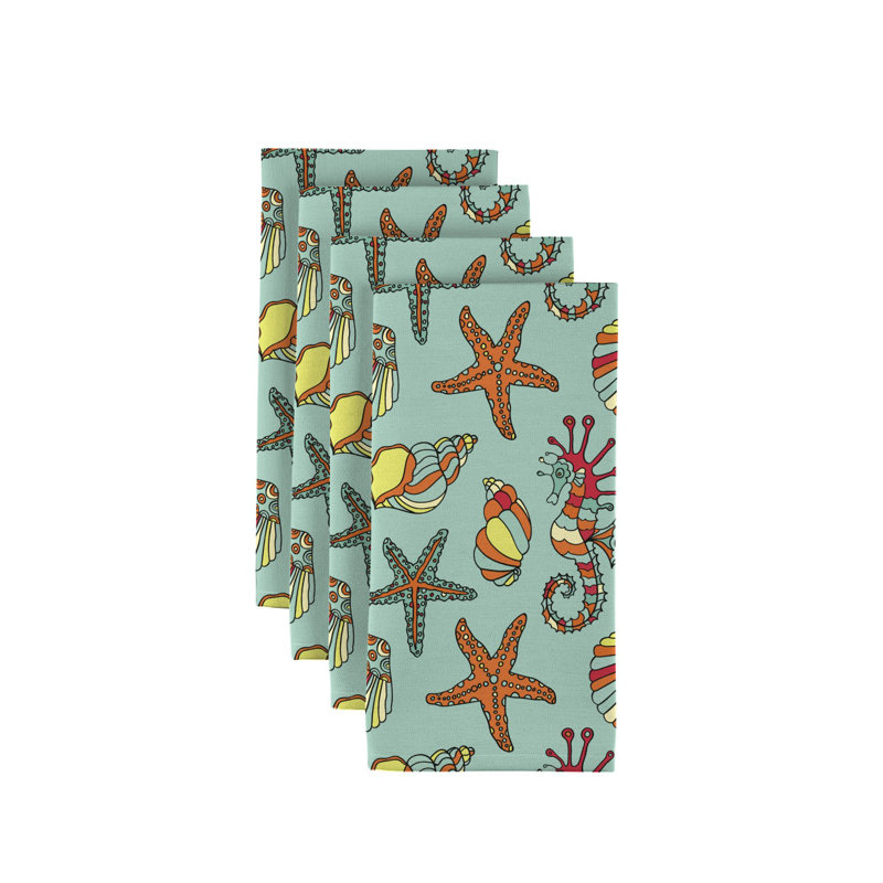 Polyester Nautical Square Napkin