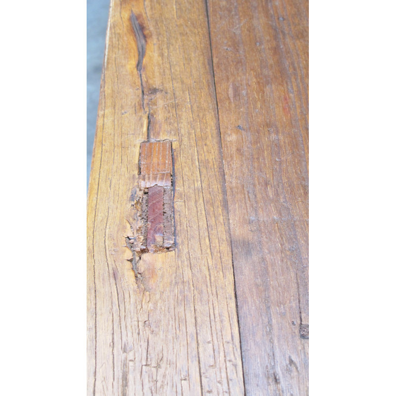 88" Long Elm Console Table
