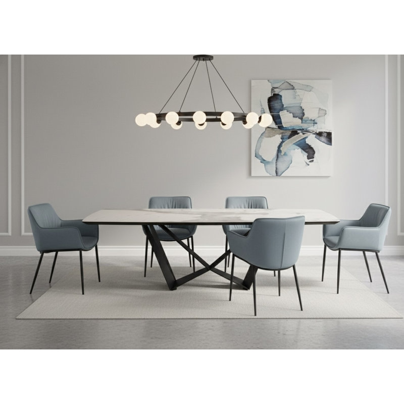 Chaise Arlo, Gris clair