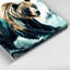 Art animalier sur toile vert-19414716