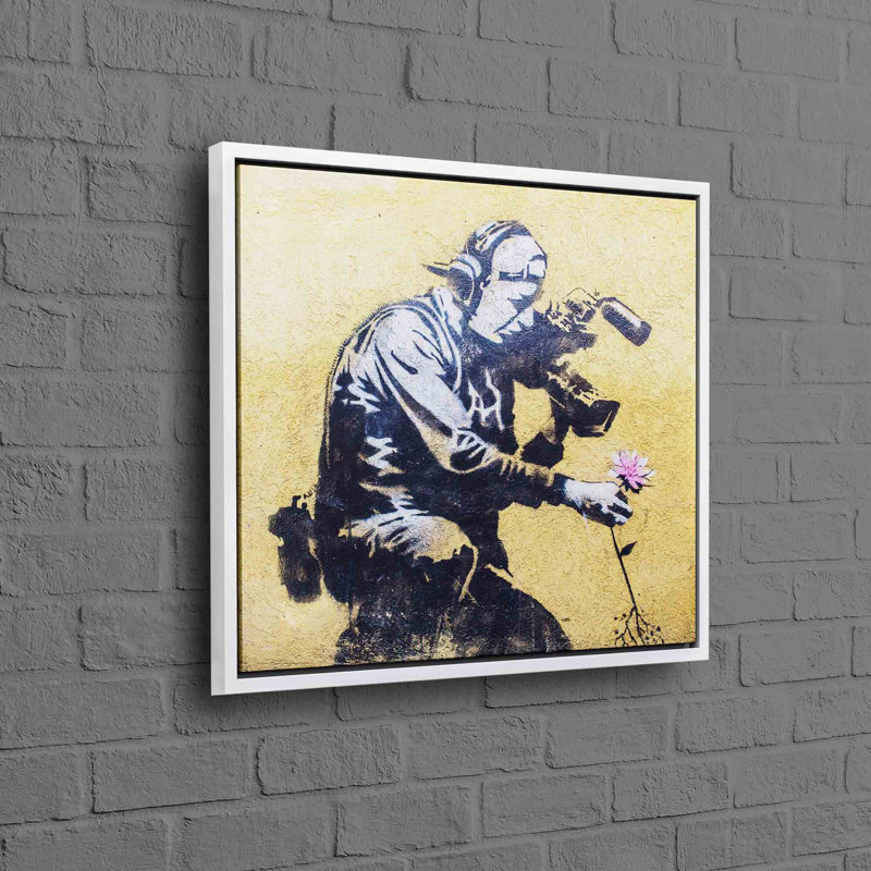 Print on Canvas, White, Framed Print without Mat, 50 cm H x 50 cm W