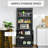 72" Kitchen Pantry Cabinet, Buffet with Hutch, Bookcase with Doors-70690201