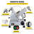 VEVOR Electric Meat Slicer for Frozen Meat-101379929
