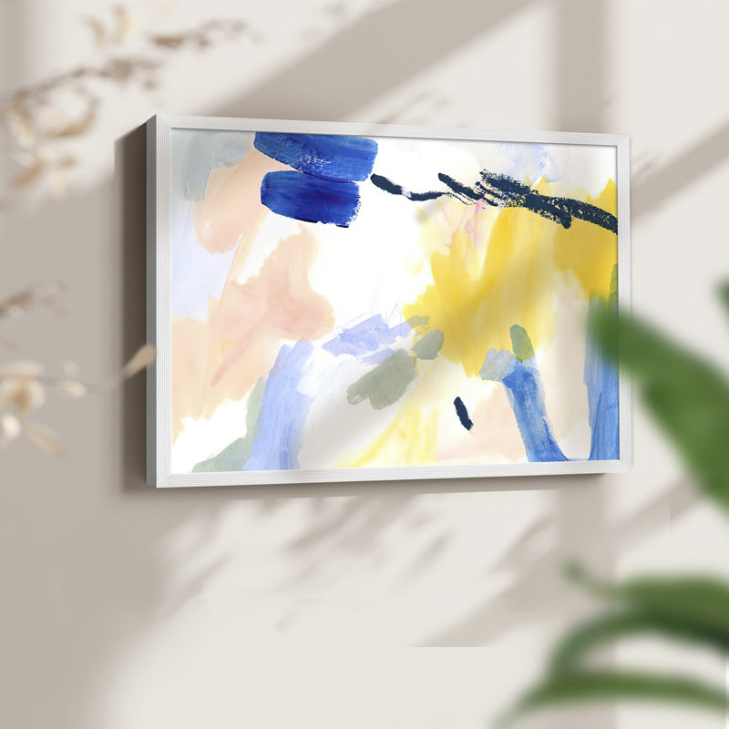 «Candy Swipe II», reproduction encadrée, H 22 po x l 28 po, Blanc
