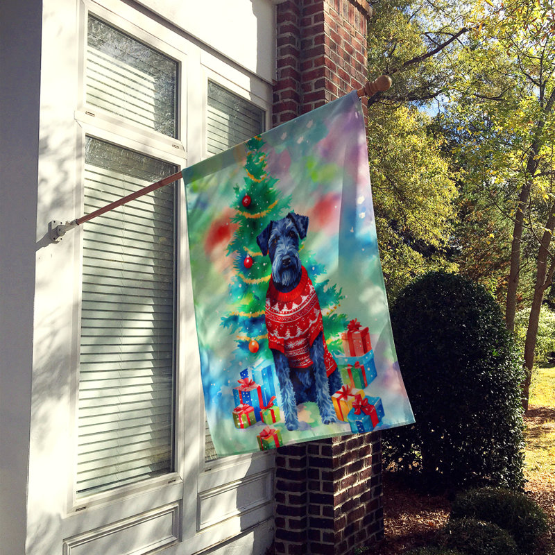 Double Sided Polyester Christmas, 40'' H x 28'' W