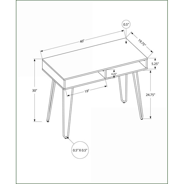 Dimensions du produit