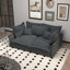 Canapé convertible confortable avec coussins moelleux et conception polyvalente pour divers espaces