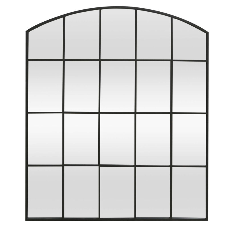 Arch Metal window panel Mirror