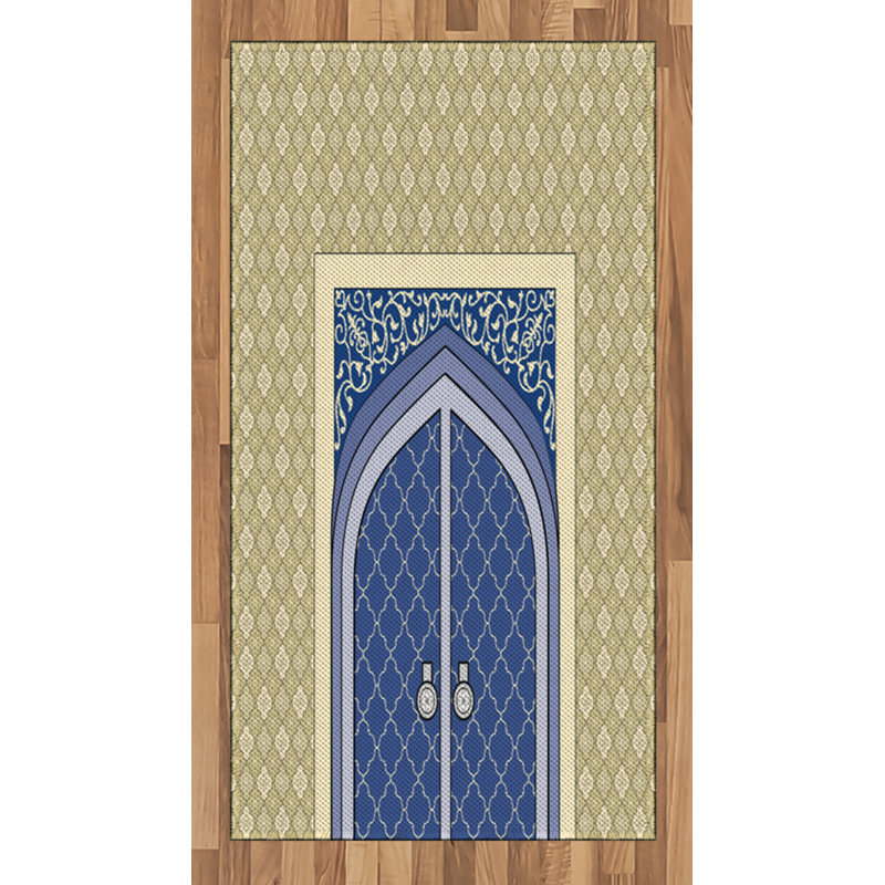 Moroccan High Density Long Fiber Poly Threads Decorative Area Rug Carpet, Rectangle 2'7" x 5'