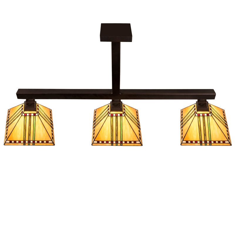 Finkel 3 - Light Pendant, 23.25" H x 48" W x 13" D, Mahogany Bronze