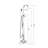 Freestanding Bathtub Faucet With Hand Shower