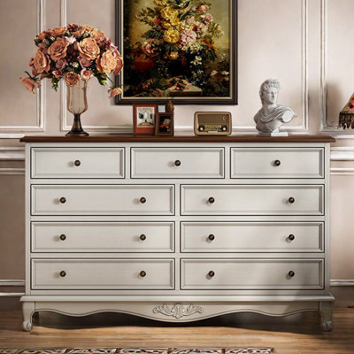 American Decorative Cabinet Storage Cabinet 59.06'' W 9 - Drawer Dresser