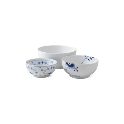 Royal Copenhagen History Mix Gift 47 fl oz. 3-Piece Serving Bowl Set