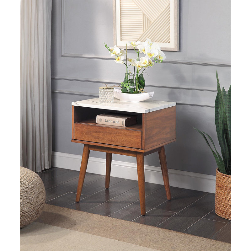 Ameina End Table with Storage