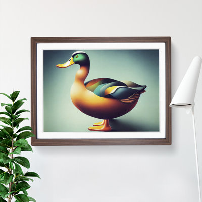 Fascinating Duck - Single Picture Frame Print