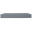 9 po Base de lit pliable avec sommier tapissier en métal, mobilier de chambre à coucher moderne, gris-386485486