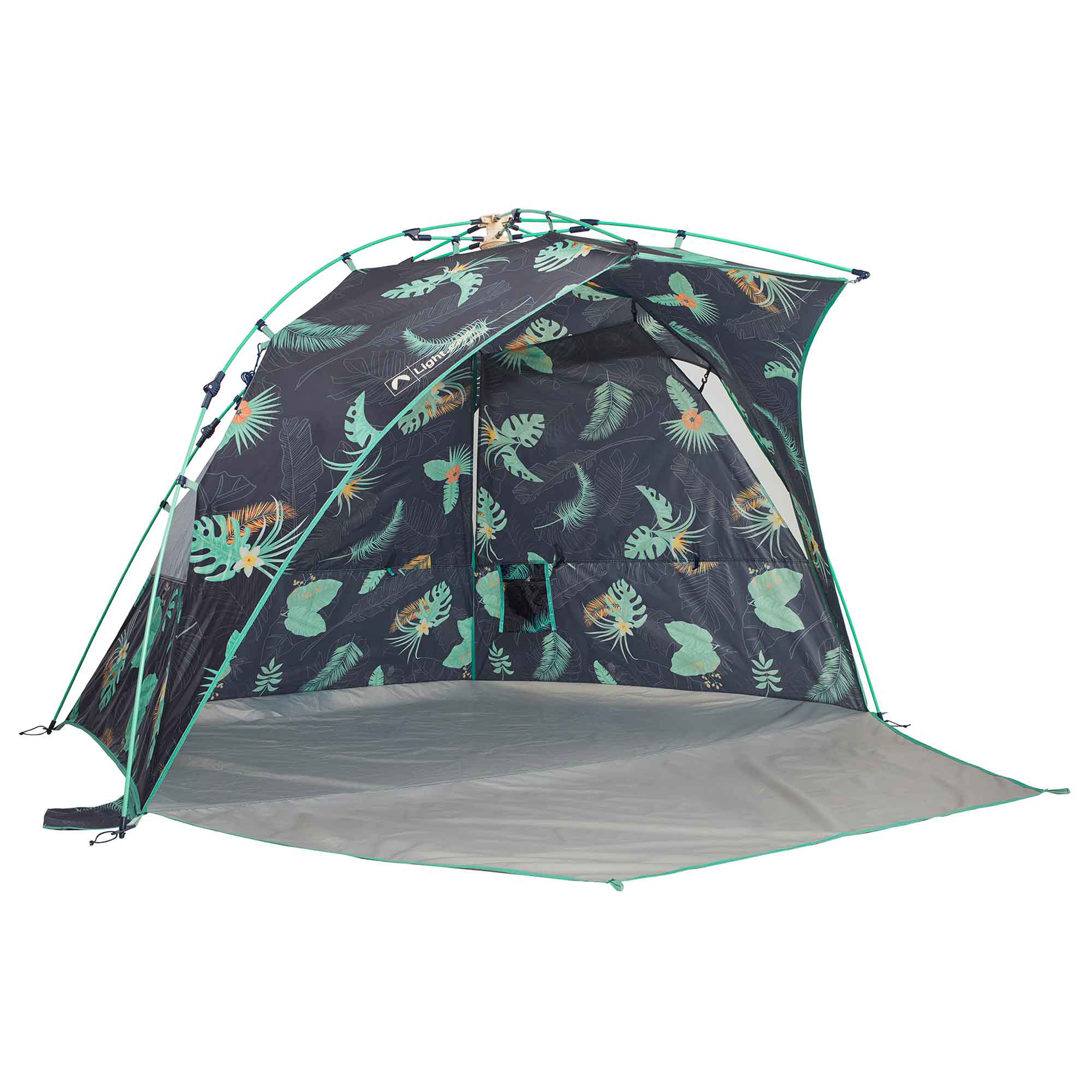 ECR4Kids Lightspeed Outdoors Sun Shelter, Beach Tent, Deep Tropics Wayfair Canada