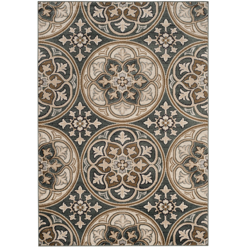 Tapis à motif géométrique Klose Performance, Rectangle 3 pi 3 po x 5 pi 3 po