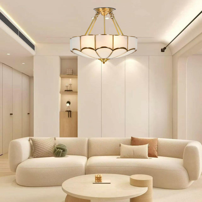 Lampe de style européen avec lampe suspendue style européen moderne