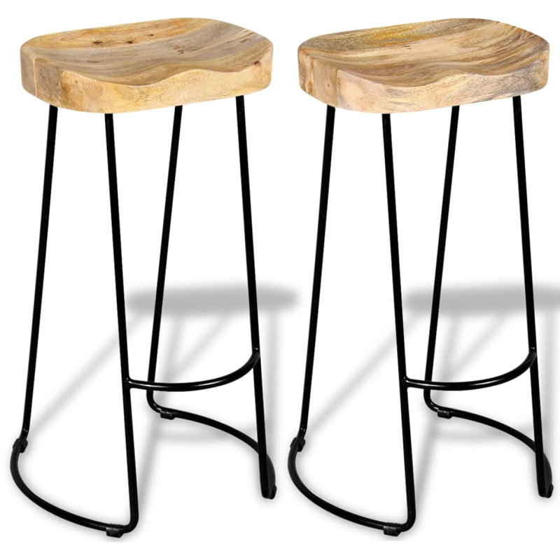 Bar Stools Solid Mango Wood