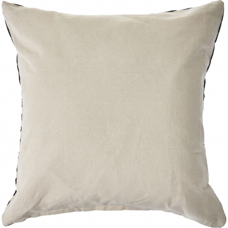 Housse de coussin en coton Tassels, polyester