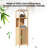 Lizania Bamboo Linen Cabinet-953718978