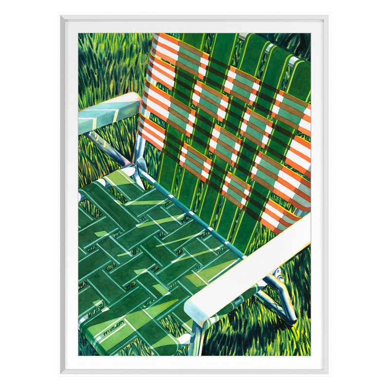 Lawn Chair Print by Howe, Patrick, 27" H x 20" W
