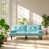 Blue Faux Leather selected