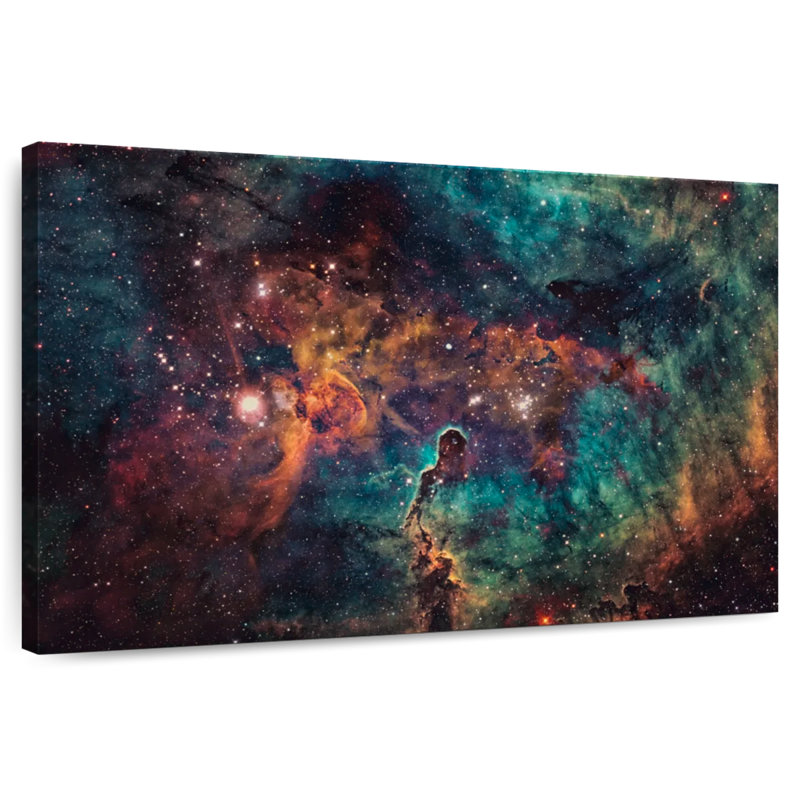 Oberle Deep Space Nebula, 32" H x 48" W