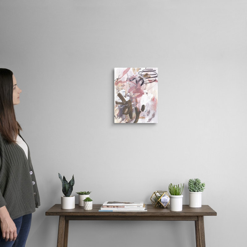 Reproduction d’art sur toile, "Whispering Dawn IV" par Melissa Wang, Toile tendue, H 14 po x l 11 po x P 1,25 po