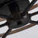 Cantin 24.8" Classic Black Caged Farmhouse Ceiling Fan With Light Kit and Remote Control