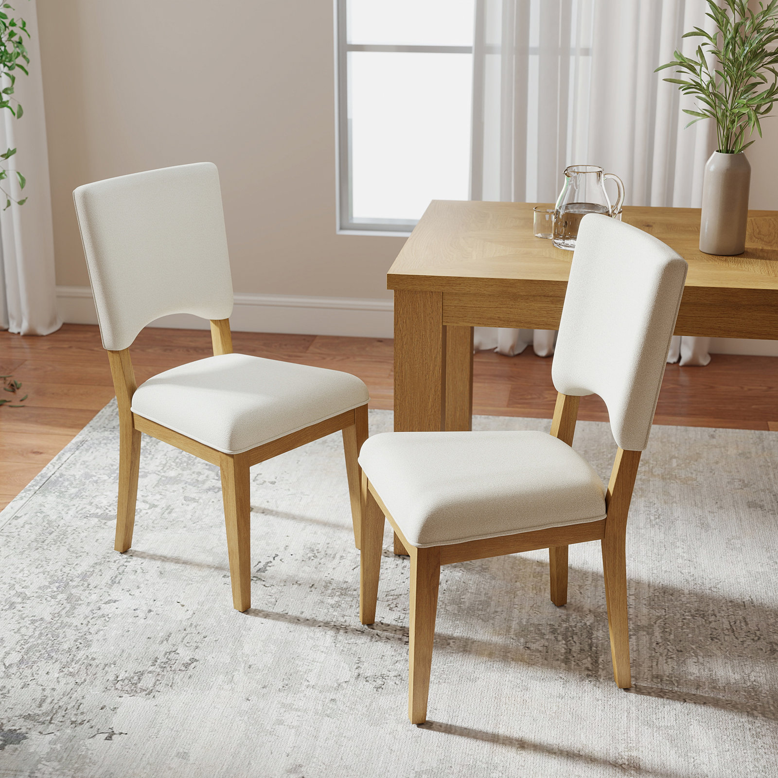 Dutton Oak Dining Chair, Mid Tone Oak